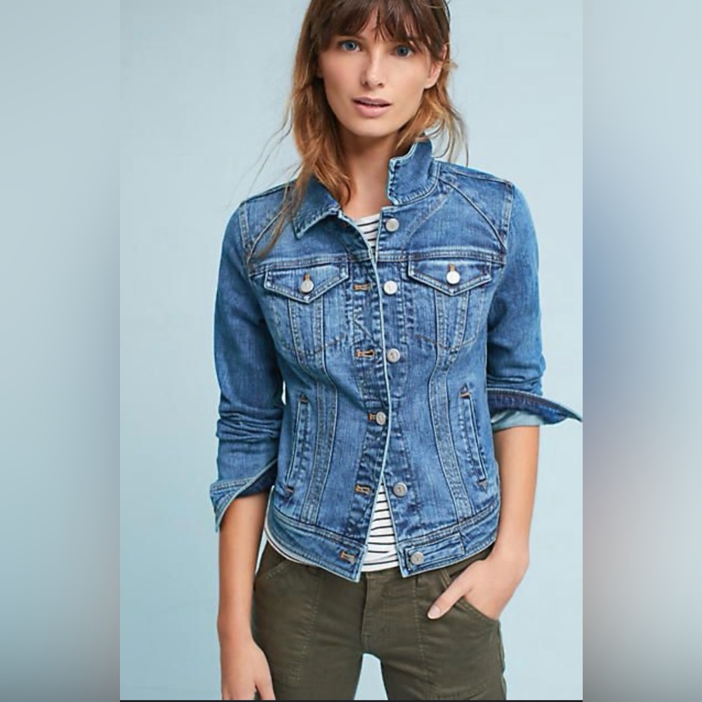 Anthropologie Pilcro Classic Denim Jacket